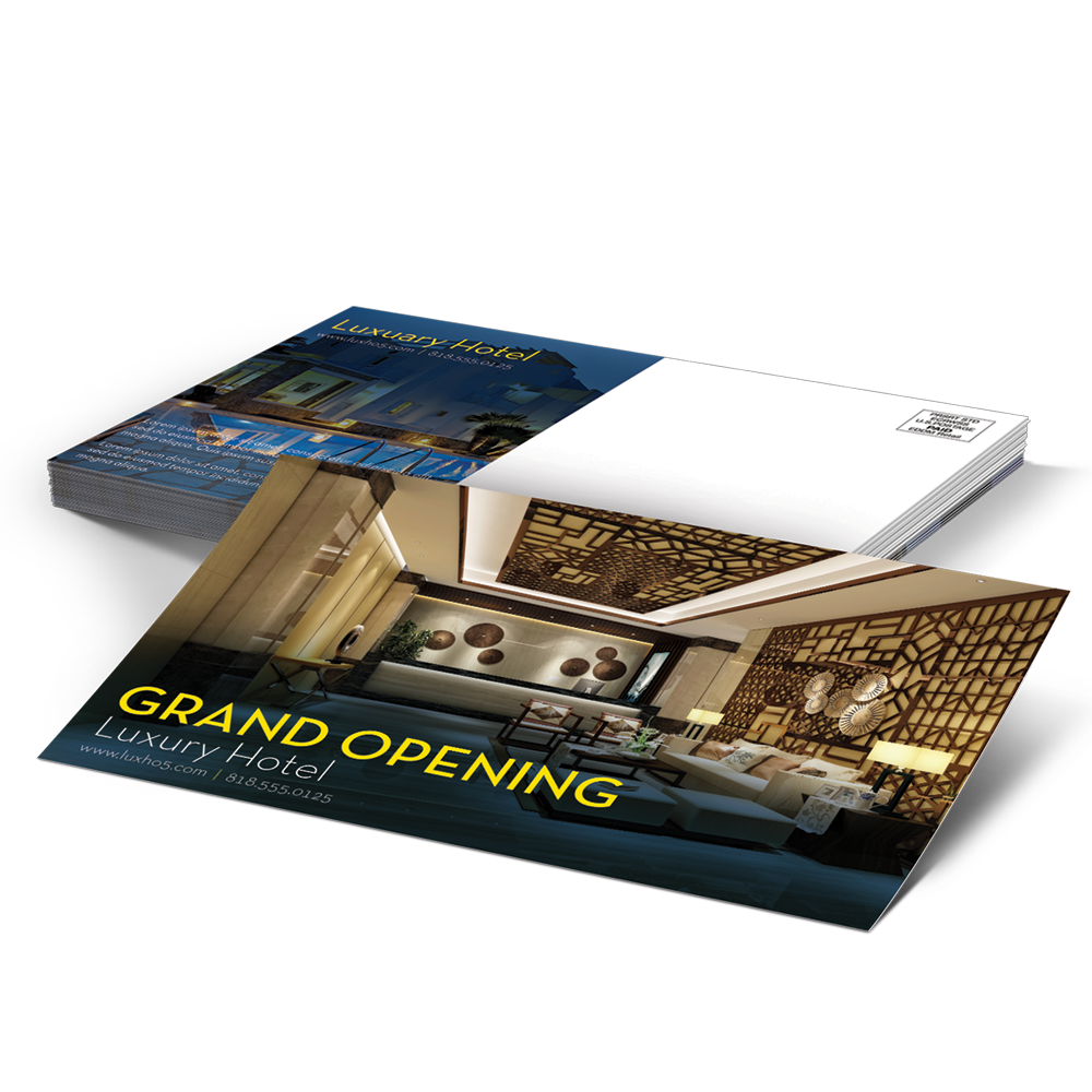 Real Estate Postcard Printing - Gloss, Matte, Uncoated
