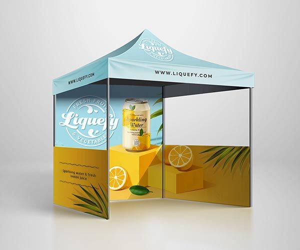 Custom Canopy Tent 10x10 GURU Printers Los Angeles