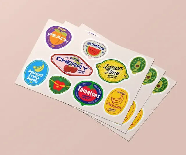 Kiss Cut Sticker Sheets - Custom Shape Stickers - Los Angeles