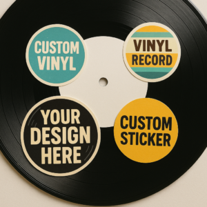Custom Vinyl Record Stickers